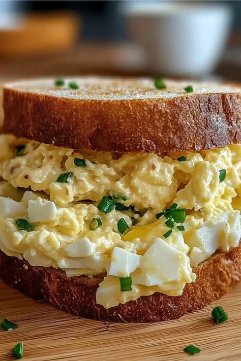 Egg Salad Sandwiches For A Crowd, Breakfast Egg Salad Sandwich, Cheese Salad Sandwich, Quick Egg Salad, Mexican Egg Salad Recipe, Egg Salad Finger Sandwiches, Simple Egg Salad Sandwich Recipe, Egg Salad Grilled Cheese, Egg Salad Simple