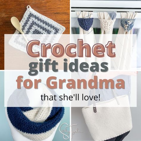 For birthdays, Christmas, Grandparent's Day, or any occasion you need a gift for your grandma, find a perfect crochet pattern here. Mothers Day Basket Ideas, Crochet Gift Ideas For Women, Crochet Gifts For Mom, Crochet Mothers Day Gifts, Crochet Gift Patterns, Crochet Mothers Day, Mothers Day Basket, Mother's Day Basket, Triangle Scarf Crochet Pattern