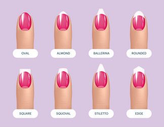 Beach Aesthetic Nails Simple, Square Nails Vs Almond Nails, Square Oval Nail Shape, Square Nails Rounded Edges, Square Nails With Rounded Edges, Summer Nails Round Shape, Ballerina Vs Coffin, Summer Nails Ballerina Shape, Oval Square Nails