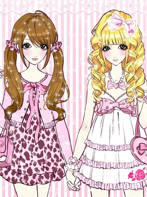 Gyaru Hair, Agejo Gyaru, Hime Gyaru, Gyaru Fashion, Arte Inspo, Cute Art Styles, Art Inspiration Drawing, Pretty Art, Art Sketchbook