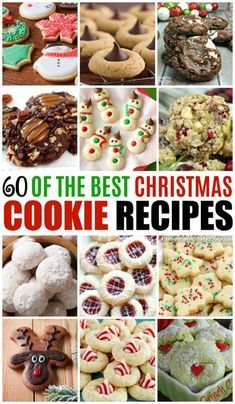 Christmas Desert Recipes, Best Christmas Cookie Recipes, Christmas Cookie Recipes Holiday, Resepi Biskut, Best Christmas Cookie Recipe, Easy Christmas Cookie Recipes, Christmas Cookie Recipes, Christmas Baking Recipes, Christmas Candy Recipes