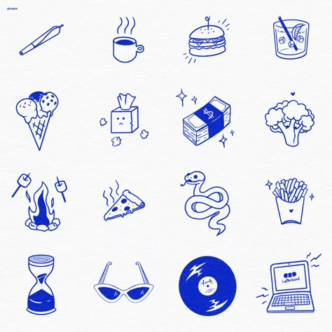 Hand Drawn Icons Doodles, Doodle Graphic Design Illustrations, Icon Inspiration Design, Doodle Style Illustrations, Brand Icons Design, Graphic Design Icons Illustrations, Graphic Icons Design, Graphic Design Icons Symbols, Doodles Graphic Design