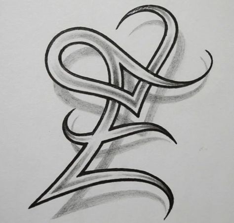 E heart celtic Letter E Heart Tattoo, E Drawing Letter, E Drawing, Letter E Tattoo, Small Celtic Tattoos, E Letter Design, Tattoo With Heart, Letter R Tattoo, Graffiti Alphabet Wildstyle