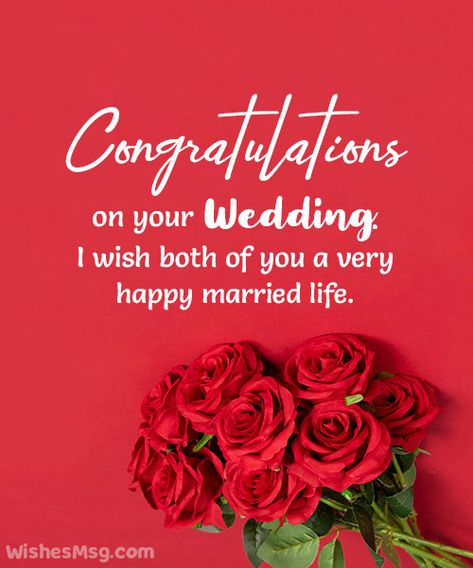 Happy Wedding Life Wishes, Best Wishes For Marriage Couple, Married Life Quotes In Love, Wish You Happy Married Life Quotes, Happy Marriage Life Quotes, Wedding Congrats Wishes, Married Life Wishes, New Marriage Wishes Congratulations, Congrats Wedding Wishes Quotes