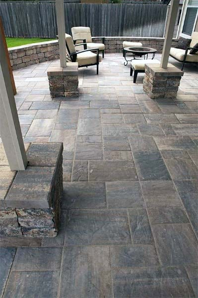 City Patio, Stone Patio Designs, Pavers Design, Pavers Backyard, Concrete Patio Designs, Patio Pavers Design, Pathway Landscaping, Concrete Patios, Outdoor Space Design