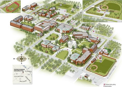 Transylvania University University Layout, Ancient Greece Architecture, Transylvania University, City Skylines Game, Church Interior Design, Cities Skylines, Campus Design, Urban Design Concept, Urban Design Plan