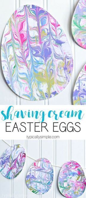 Cream Easter Eggs, Shaving Cream Easter Eggs, Easter Egg Craft, Preschool Easter, Easter Crafts For Toddlers, Egg Craft, Teen Crafts, Easter Preschool, Creation Station