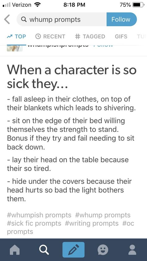 Sick writing // character tips Character A And B, Character Writing Prompts, Sick Character, Character Tips, Story Tips, Otp Prompts, Character Prompts, Character Writing, Writing Plot