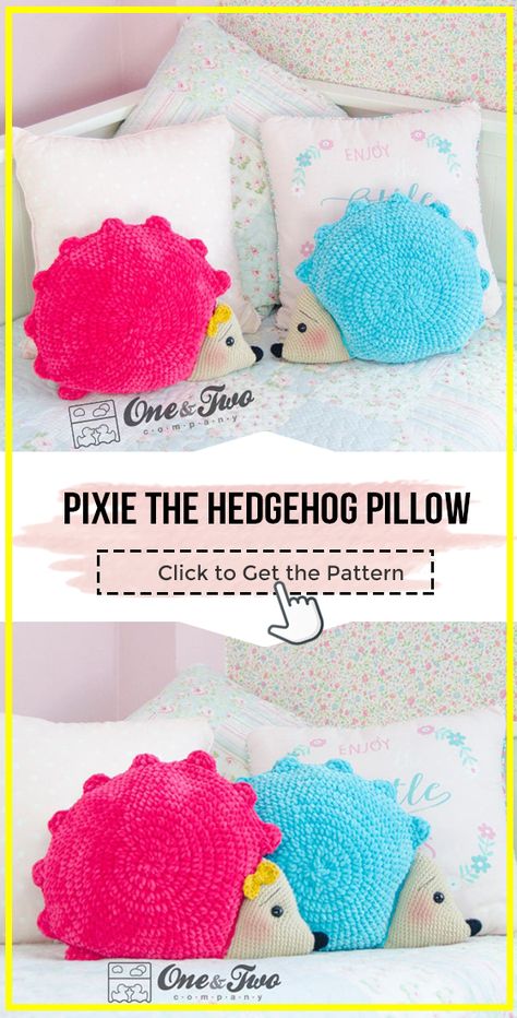 Pillow Case Ideas, Hedgehog Pillow, Crochet Pillow Cover Pattern, Crochet Pillow Case, Crochet Lego, Crocheted Pillows, Pillow Cover Pattern, Crochet Pillow Patterns Free, Holiday Crochet Patterns