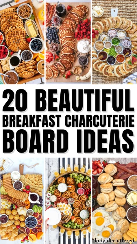 20 Beautiful Breakfast Charcuterie Board Ideas Breakfast Sandwich Charcuterie Board, List Of Brunch Foods, Breakfast Charcuterie Board Party, Brunch Themed Charcuterie Board, Brunch Charcuterie Board Party, Breakfast Cuterie Board, Breakfast Chauctier Board, Charcuterie Board Themes Breakfast, Breakfast Brunch Board