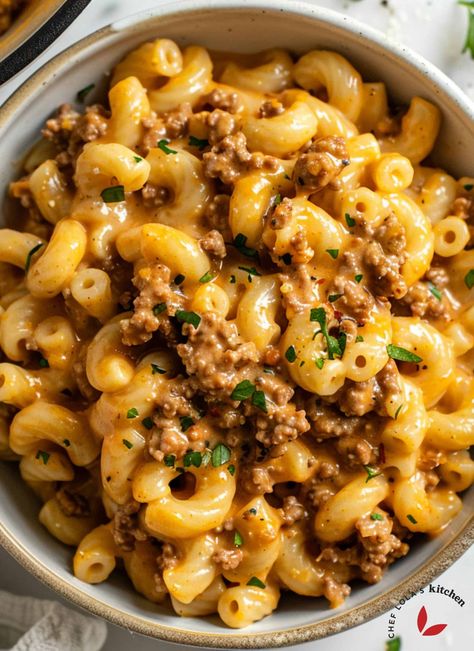 Making Hamburger Helper From Scratch Hamburger Tomato Pasta Recipes, Affordable Easy Meals, One Pan Hamburger Helper, Ground Beef Hamburger Helper, Hamburger Pasta Recipes Casseroles, Hamburger Pasta Recipes, Baked Beans With Hamburger, Hamburger Macaroni, Free Aran Knitting Patterns