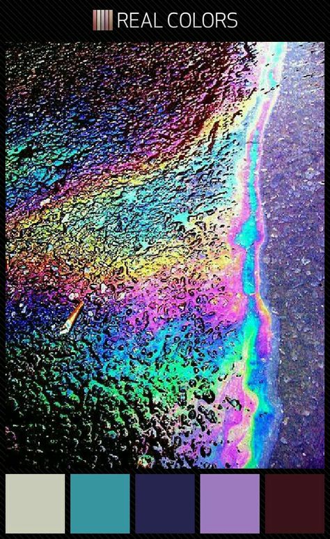 rainbow iridescent oil spill color palette colorful Foto Macro, New Retro Wave, Oil Spill, Rainbow Aesthetic, Oil Slick, Foto Art, Color Inspo, Color Textures, Rocks And Crystals