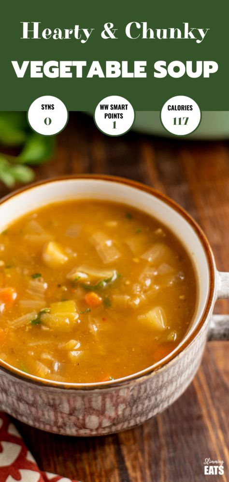 Chunky Vegetable Soup, Veg Soup Recipes, Golden Potatoes, Soup Maker Recipes, Hearty Recipes, Hearty Soup Recipes, Hearty Vegetable Soup, Soup Vegetable, Veg Soup