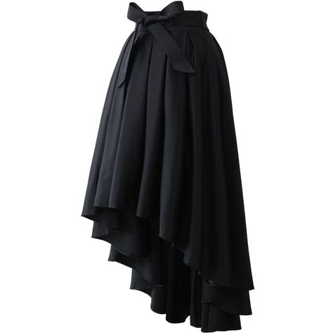 Chicwish Bowknot Asymmetric Waterfall Skirt in Black ($68) ❤ liked on Polyvore featuring skirts, chicwish skirt, asymmetrical draped skirt, knee length pleated skirt, draped skirt and pleated skirts Knee Length Pleated Skirt, Chicwish Skirt, Waterfall Skirt, Maxi Rok, Draped Skirt, Mesh Skirt, Asymmetrical Skirt, Cute Skirts, Fashion Sense