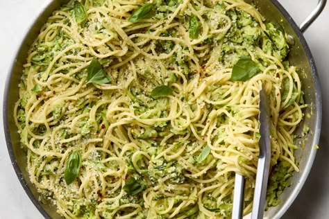 Zucchini Butter Pasta, Creamy Zucchini Pasta, Zucchini Butter, Creamy Zucchini, Italian Meals, Salmon Potato, Butter Pasta, Lasagna Pasta, Veggie Noodles