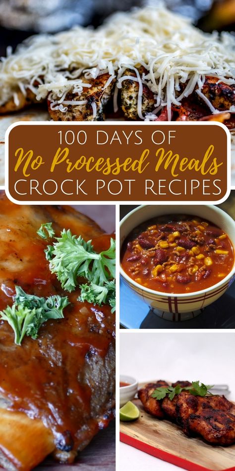 Healthy Recipes Crock Pot, No Processed Food Diet, Non Processed Foods, Crock Pot Recipes, Unprocessed Food, Italian Dressing, Healthy Crockpot, Crockpot Recipes Slow Cooker, Crock Pot Cooking