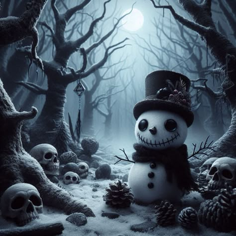 Christmas Horror Movies, Gothic Winter, Horror Christmas, Artwork Sketches, Christmas Horror, Spooky Christmas, Dark Christmas, Creepy Pictures, Monster Concept Art