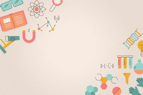 Vintage science background | Free Vector #Freepik #freevector #background #vintage #science #chemistry Aesthetic Chemistry Background, Science Template Background, Chemistry Aesthetic Background, Aesthetic Science Background, Science Background Powerpoint, Science Background Design Aesthetic, Chemistry Template, Science Template, Science Wallpaper