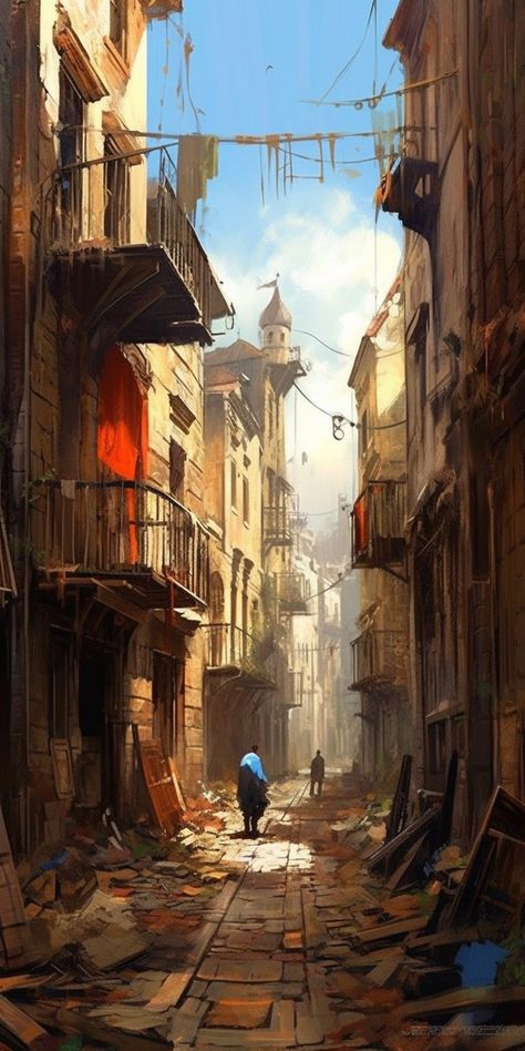 Prompt: old city street, in the style of raphael lacoste, fantastical street, rhads, pencilsteampunk, depictions of urban life, wandering eye, serge marshennikov, neo-victorian --ar 1:2 #ai #midjourneyart #city #fantastics #steampunk Urban Fantasy Art Cityscapes, Fantasy Urban City, Cattlepunk City, Urban Fantasy Aesthetic City, Steampunk Aesthetic City, Steampunk City Art, Fantasy City Street, Urban Fantasy City, Modern Fantasy City