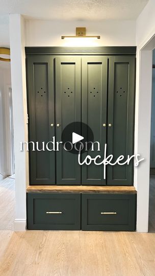 668K views · 11K reactions | I keep preaching that you shouldn’t live with something you don’t love, and the mudroom locker color has never felt quite right to me. I finally repainted it from “Jojoba” to “Woodland Moss” (both by @behrpaint ) Do you think it was the right move?? This DIY locker build still goes down as my favorite project because of how much my family has utilized it! | A.dabbled.dwelling | Selena Gomez · Love On Mudroom Locker Hooks, Diy Lockers Mudroom, Laundry Room Lockers, Diy Lockers, Diy Mudroom Lockers, Entry Lockers, Lockers Mudroom, Mudroom Locker, Laundry Pantry