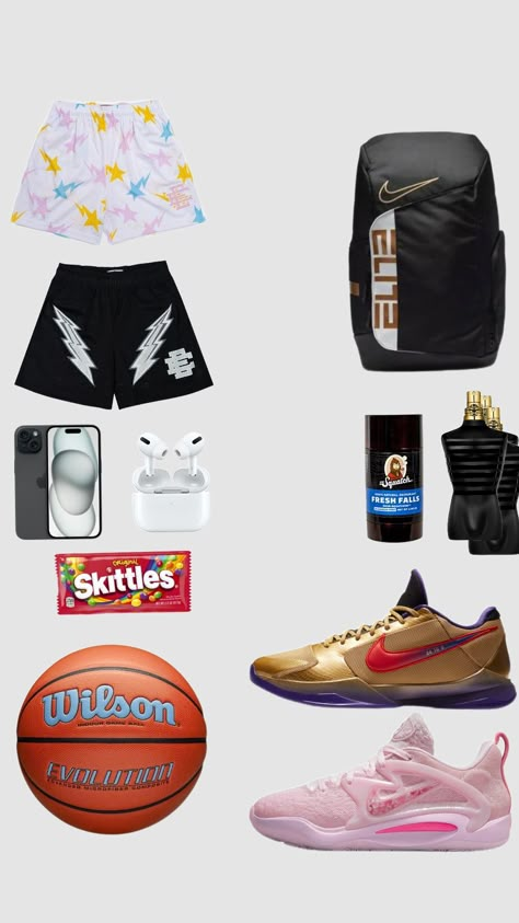 On Court Basketball Drip, Basketball Fits Men, Hoops Outfits, Basketball Wishlist, Basketball Swag, Athlete Fits, Basketball Drip, Basketball Fits, Outfit Basketball