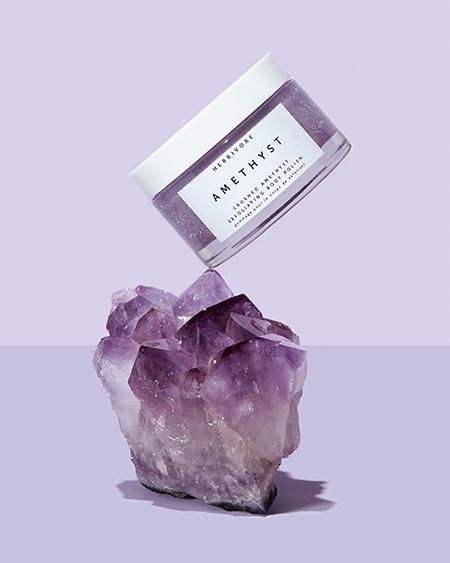 Amethyst: The Crystal Queen of Calmness | Herbivore Botanicals Exfoliating Body Polish, Best Body Scrub, Organic Virgin Coconut Oil, Herbivore Botanicals, Exfoliating Body Scrub, Body Polish, Virgin Coconut Oil, Better Skin, Skin Care Regimen