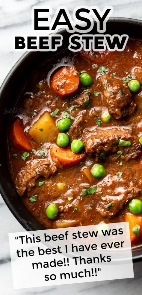 Best Beef Stew Recipe, Homemade Beef Stew Recipes, Best Beef Stew, Beef Stew Meat Recipes, Easy Beef Stew Recipe, Crockpot Recipes Beef Stew, Easy Beef Stew, Homemade Beef Stew, Stew Meat Recipes