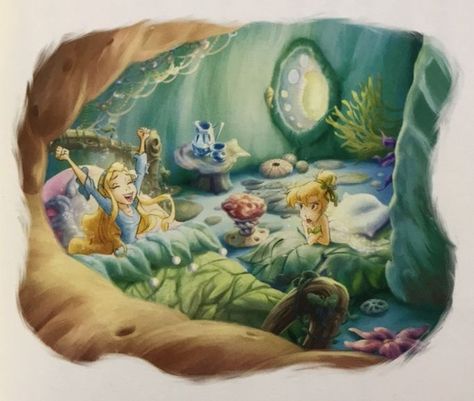 Rani Fairy, Tinkerbell House, Neverland Fairies, Disney Faries, Tinkerbell Movies, Disney Fairies Pixie Hollow, Morning Swim, Fairy Bedroom, Water Fairy