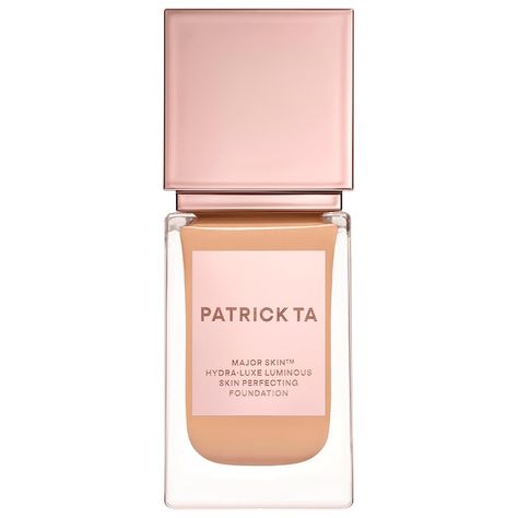 Major Skin Hydra-Luxe Luminous Skin Perfecting Foundation For Natural Glow - PATRICK TA | Sephora Hydrating Skin Care, Luminous Foundation, Patrick Ta, Shea Butter Body Shop, Gloss Labial, Sephora Beauty, Luminous Skin, Makeup Sale, Beauty Sponge