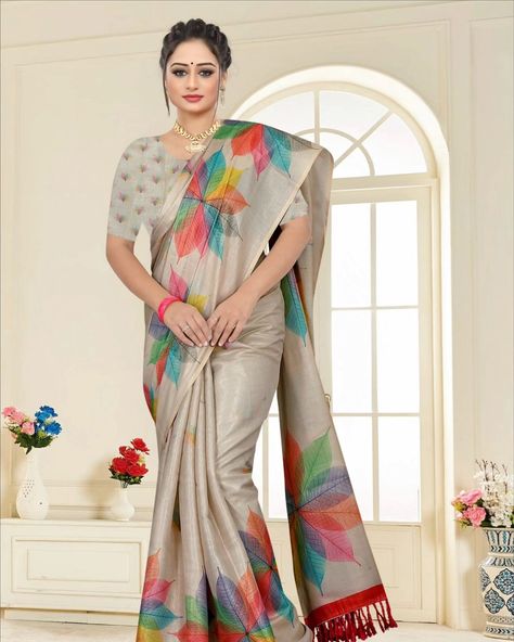 Tissue digital print sarees Bluk order also available Price: 770+shipping For order and enquiry : watsup 84899 44222 Digital Print Saree, Tissue Saree, Print Saree, Printed Sarees, Saree, Digital Prints, Quick Saves