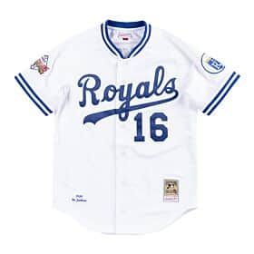 Kansas City Royals Throwback Apparel & Jerseys | Mitchell & Ness Nostalgia Co. Kansas City Royals Jersey, Baseball Clothes, Jackson White, Baseball Shirt Designs, Custom Sportswear, Sport Jersey, Bo Jackson, Tee Shirt Fashion, Vintage Jerseys