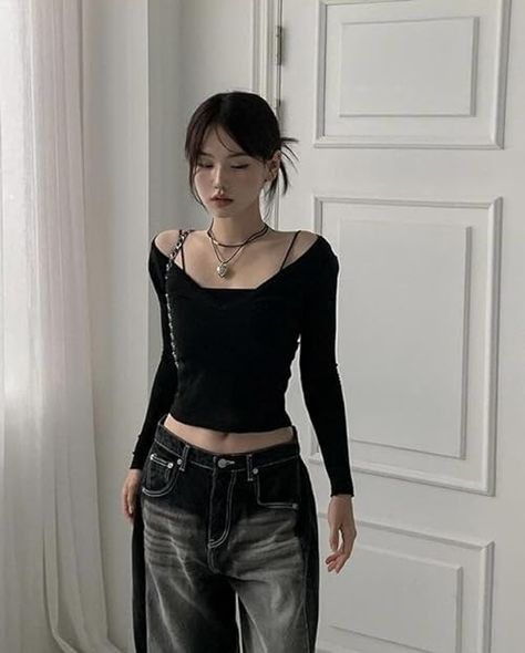 lydia's Amazon Page Douyin Aesthetic Outfit, Asian Grunge Outfits, Acubi Plus Size, Abuci Fashion, Summer Semi Formal Outfits, Japanese Casual Outfits, Hot Outfit Ideas, Outfit Ideas Korean, Image Swag