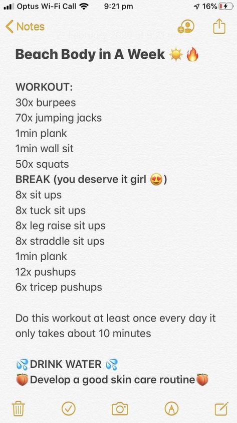 Workout Easy Beginner, Summer Body In A Week, Every Other Day Workout Plan, Young Sheldon Workout Challenge, Excercise Routine Glow Up, Loose 20lbs In 2 Weeks, Workout That Actually Works, Weekly Workout Schedule At Home, 7 Day Challenge Workout