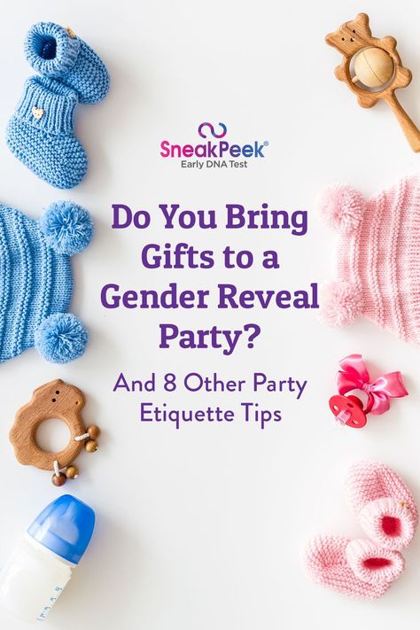 Gender reveal parties have become synonymous with balloon boxes, confetti cannons, smoke bombs, and streamers. The anticipation of finding out a baby’s gender, coupled with unique and creative reveal ideas, make for a thrilling event for expectant parents and their loved ones and friends. Do you bring a gift to a gender reveal party? To better prepare yourself, check out some of our favorite gender reveal gift ideas, as well as 8 other helpful party etiquette tips. Gender Reveal Gift Ideas, Unique Gender Reveal Party Ideas, Gender Reveal Ideas For Party, Gender Reveal Party Gifts, Baby Gender Reveal Ideas, Party Etiquette, Balloon Boxes, Gender Reveal Unique, Pashmina Saree