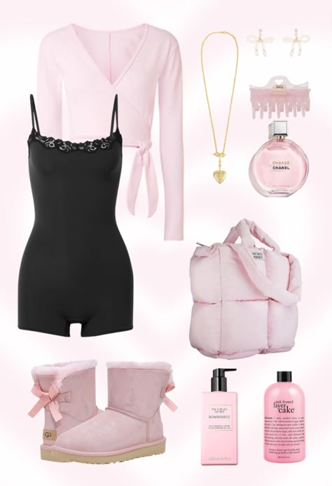 Girly Ballet Outfits, Pink Balletcore Outfits, Main Event Outfit, Ballet Core Style, Pink Fit Aesthetic, Balletcore Essentials, Ballet Core Clothes, Balletcore Workout Outfits, Balletcore Fashion Aesthetic