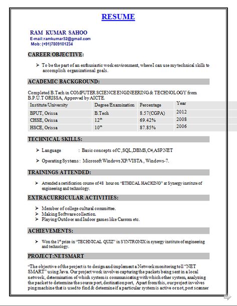 to help you land your dream job. These templates are perfect for recent graduates or those who are looking for their first Standard Cv Format, Resume Format Free Download, Tech Resume, English Letter Writing, Free Resume Format, Fresher Resume, Simple Resume Format, Resume Format Download, Job Resume Format