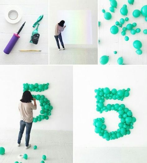 Make your own giant balloon number! Γενέθλια Mickey Mouse, Giant Balloon, Diy Event, Giant Balloons, Balloon Ideas, Balloon Diy, Number Balloons, Balloon Decor, בר מצווה