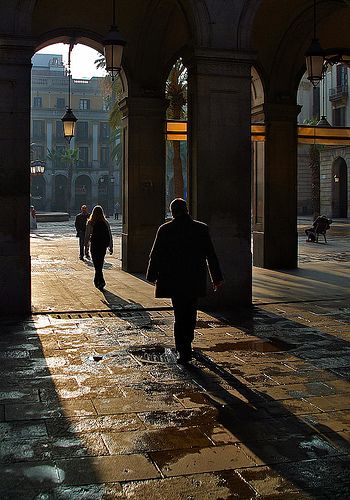 Plaça Reial Barcelona, Barcelona Catalonia, Shadow Photography, 수채화 그림, City Landscape, City Photography, Urban Photography, Street Photo, Photo Reference