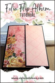 Check out this adorable Folio Flip Album tutorial post over on the blog! Diy Mini Album Tutorial, Scrapbook Albums Tutorial, Mini Album Tutorials, Diy Mini Album, Mini Album Ideas, Mini Scrapbooks, Album Tutorial, Mini Album Tutorial, Scrapbook Tutorial