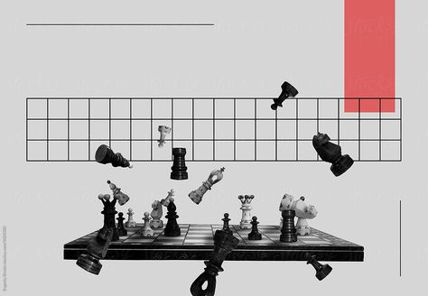 "In Weightlessness" by Evgeniy Shvets. Available for licensing on Stocksy.com #surrealism#surreal#surrealismo#art#artwork#design#graphicdesign#collage#digitalcollage#collageart#modernart#contemporaryart Chess Tactics, Chess Strategies, Play Chess, Chess Club, Sports Graphic Design, Publication Design, Graphic Design Lessons, Art Wallpaper Iphone, Ethereal Art