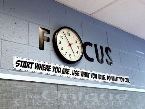 "Start where you are. Use what you have. Do what you can." - Arthur Ashe Several people asked about the quote under my FCUS display. It's definitely one of my favorite things about my classroom! #ArthurAshe #startwhereare #iteachtoo