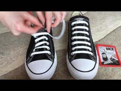 How To Bar Lace Converse - YouTube How To Tie Converse, Lace Converse Shoes, How To Lace Converse, Shoe Lacing Techniques, Ways To Lace Shoes, How To Tie Shoes, Lace Shoes, Shoe Lace Tying Techniques, Green Converse