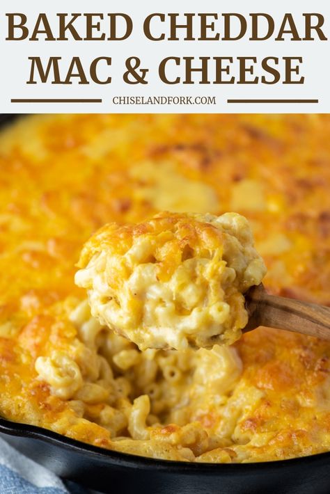 Cheddar Mac And Cheese Recipe, Best Mac N Cheese Recipe, Baked Mac And Cheese Recipe, Cheddar Mac And Cheese, Best Macaroni And Cheese, Macaroni Cheese Recipes, Creamy Macaroni And Cheese, Best Mac And Cheese, Queso Cheddar