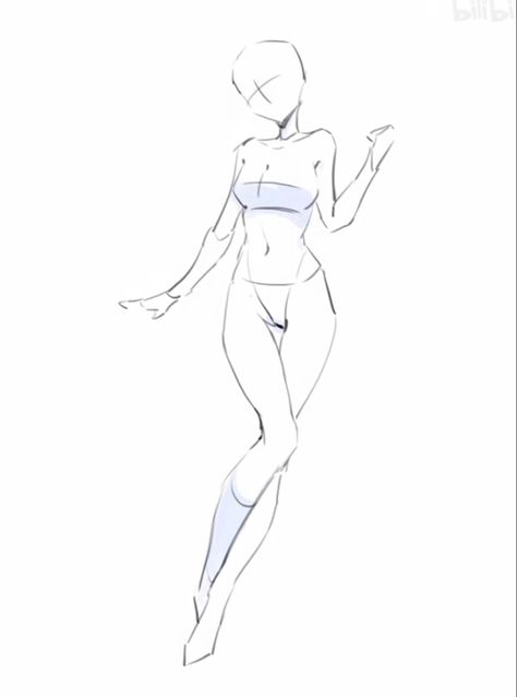 Human Body Base Pose Reference, Anime Body Types, Bust Pose, Body Type Drawing, Drawing Bases, Sketch Poses, Female Drawing, Body Sketches, Body Base Drawing