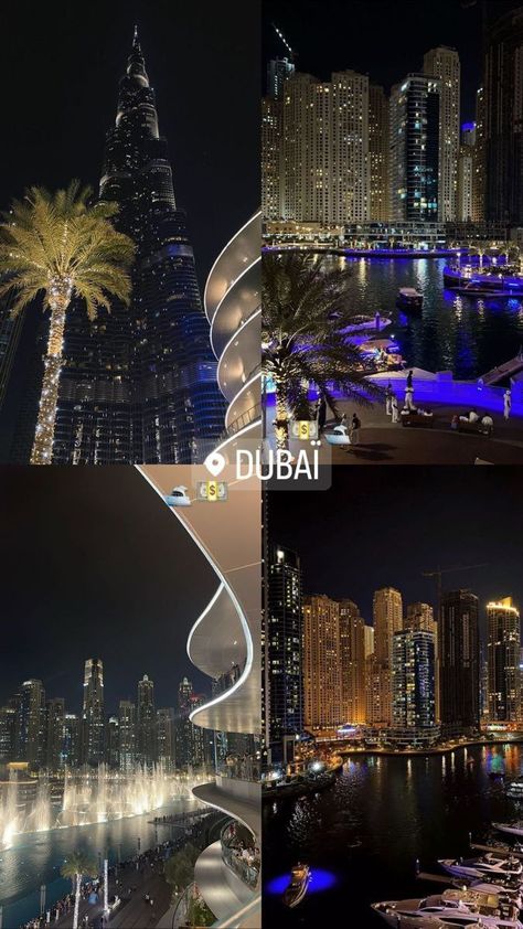 Dubai Dream Life, Vision Board Dubai, Dubai Vision Board, Dubai Collage, Dubai Travel Aesthetic, Travel Aesthetic Dubai, Holiday Dubai, Travel To Dubai, Dubai Travel Photography