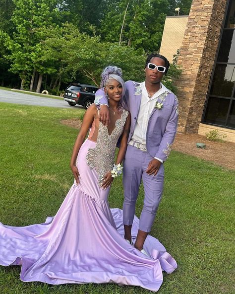 Lilac dreams and lavender wishes…Where there are lilacs, there is love #teemalogueclosetcouple @itts.milliee_ with her baby look cute together ❤️‍🩹❤️‍�🩹. Dress and suit by us @teemalogue_closet . . . #prom24 #promseason #promdresses #prom2024 #customdress #lailac #lavenderdress #explorepage Lavender Prom, Lavender Prom Dresses, Prom Birthday, Prom Dresses Black, Lavender Dresses, Black Prom Dresses, Custom Dresses, Dresses Black, Lilac