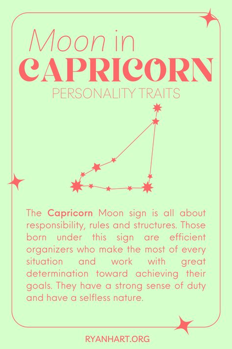 Capricorn Moon Women, January Magick, Capricorn Moon Sign, Capricorn Personality Traits, Astro Chart, Capricorn Personality, Moon In Capricorn, Painted Stars, Healing Chakras