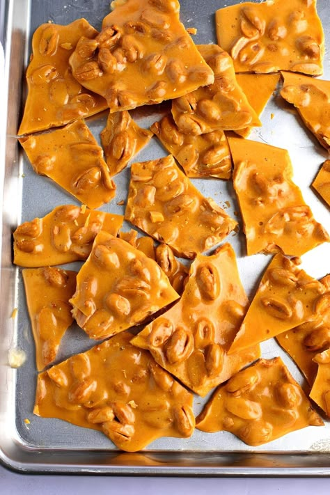 Microwave Peanut Brittle - Insanely Good Microwave Divinity, Cherry Mash Candy Recipe, Cherry Mash Candy, Microwave Peanut Brittle Recipe, Peanut Butter Brittle, Easy Peanut Brittle Recipe, Cherry Mash, Microwave Peanut Butter Fudge, Pecan Desserts Recipes