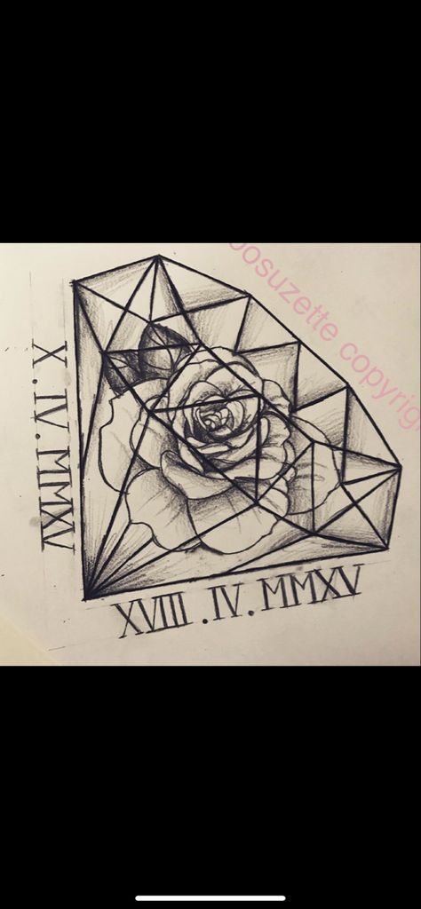 Diamond Tattoo Design, Tattoo Diamond, 21 Tattoo, Diamond Tattoo Designs, Diamond Tattoo, Tattoo Old School, Diamond Tattoos, Tattoos For Women Flowers, Diamond Drawing