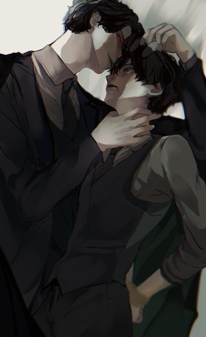 Tom Riddle And Harry Potter Fan Art, Tomarry Aesthetic, Harrymort Fanart, Tom Riddle Art, Tomarry Fanart, Tom Riddle Fan Art, Tom Riddle X Harry Potter, Tom And Harry, Tom Riddle Harry Potter